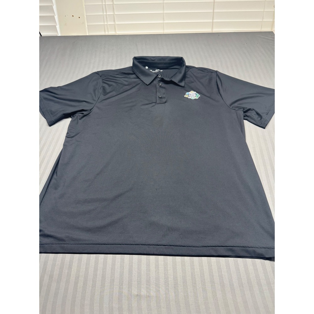Under Armour 2022 NCAA Final Four New Orleans Mens Polo Shirt Black XXL Loose